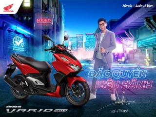 Honda Việt Nam lần đầu tiên ra mắt mẫu xe Honda VARIO 160 - Đặc quyền kiêu hãnh 